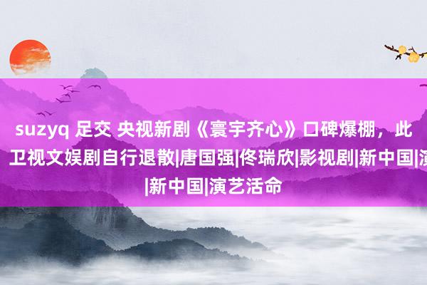 suzyq 足交 央视新剧《寰宇齐心》口碑爆棚，此剧一播，卫视文娱剧自行退散|唐国强|佟瑞欣|影视剧|新中国|演艺活命