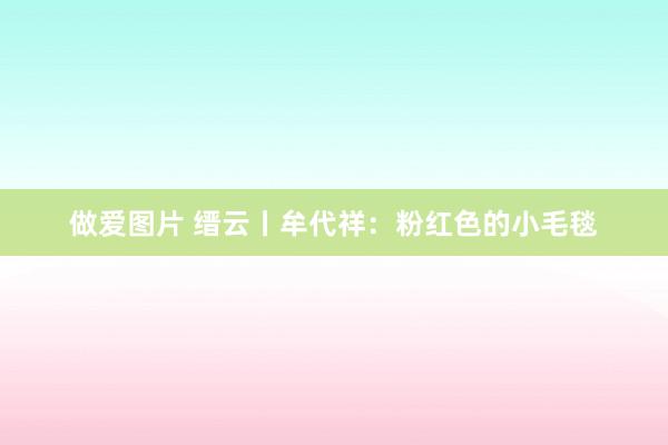 做爱图片 缙云丨牟代祥：粉红色的小毛毯