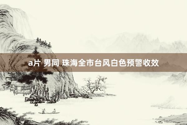 a片 男同 珠海全市台风白色预警收效